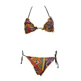 Bikini A Triangolo 4giveness Da Donna A Fantasia Geometrica Azzurra Sport