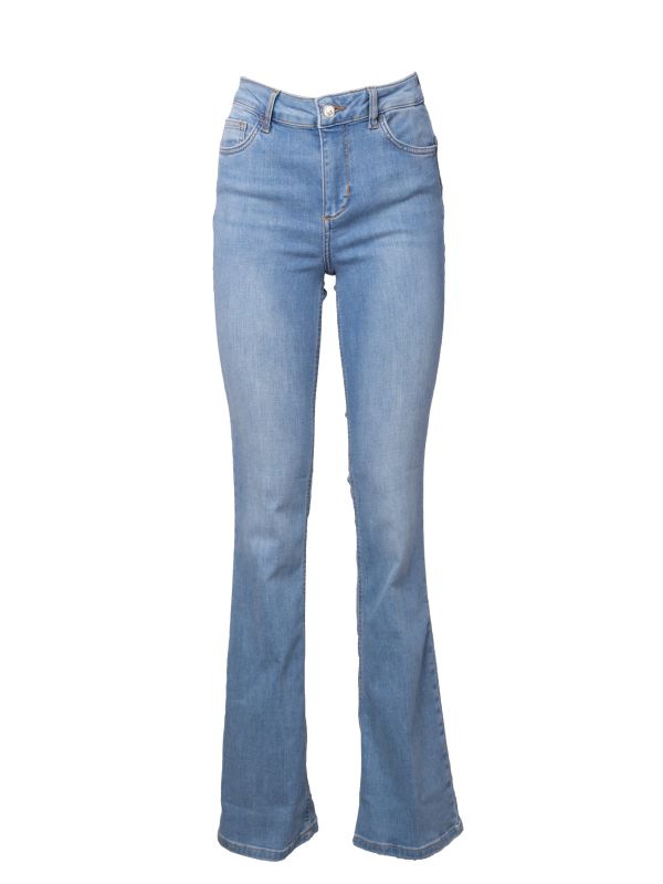 Liu-Jo Women's High Waisted Bellbottom Jeans