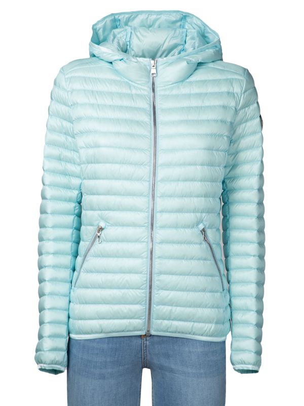 Colmar black Slim down jacket with fixed hood for women