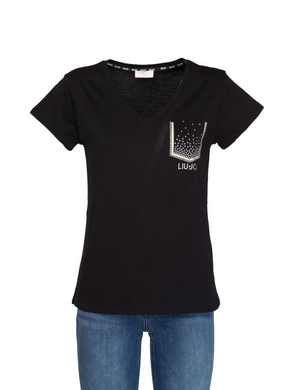 T shirt con strass online