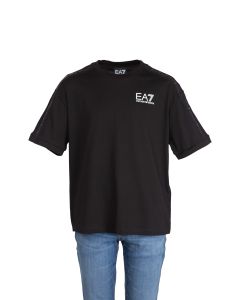 T-shirt EA7 da Ragazzo con Banda Gommata sulle Maniche