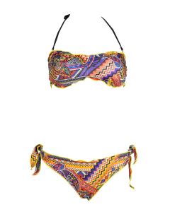 Bikini a Fascia 4Giveness da Donna a Fantasia Geometrica