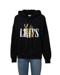 Leviâ€™s Felpa da Donna con Cappuccio e stampa Cactus