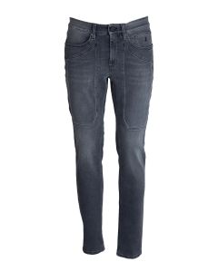 Jeckerson Jeans da Uomo con Toppa Elasticizzato