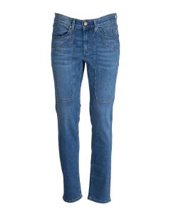 Jeckerson Jeans da Uomo con Toppa Elasticizzato