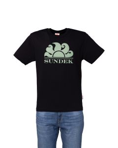 Sundek T-Shirt da Uomo con Logo a Contrasto Colore