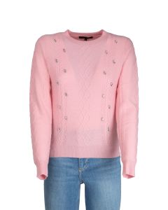 Kocca Pullover da Donna con strass sul Davanti