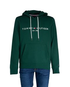 Tommy Hilfiger Felpa da Uomo con Cappuccio e Logo Big