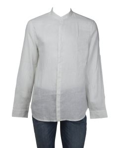 Armani AX Camicia in Lino a Manica Lunga Guru