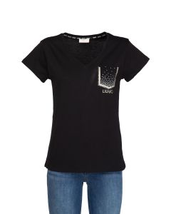 Liu-Jo T-Shirt da Donna con Strass