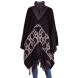 Liu Jo Poncho da Donna con Zip al Collo