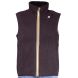 K-Way Pile da Uomo a Gilet con Zip Lunga